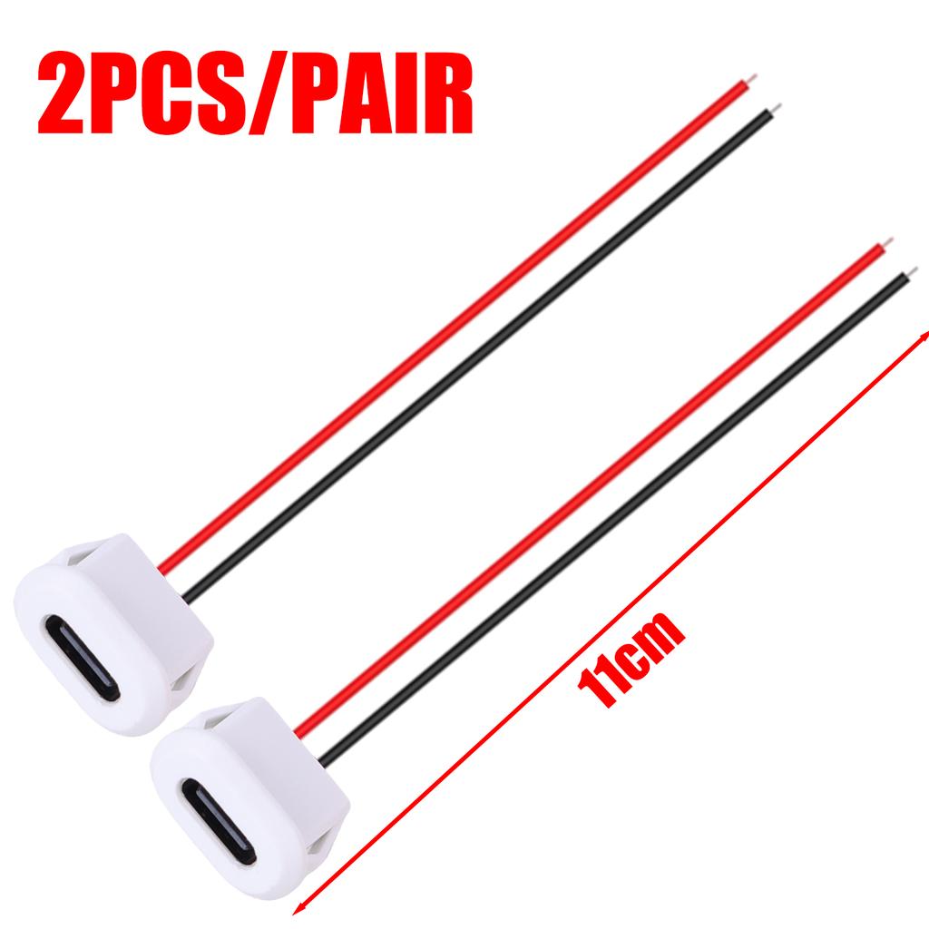 20/10/4/2pcs Type C Charger Plug Socket Connector Jack Female USB-C with Card Buckle 3A High Current Fast Charging Jack Port