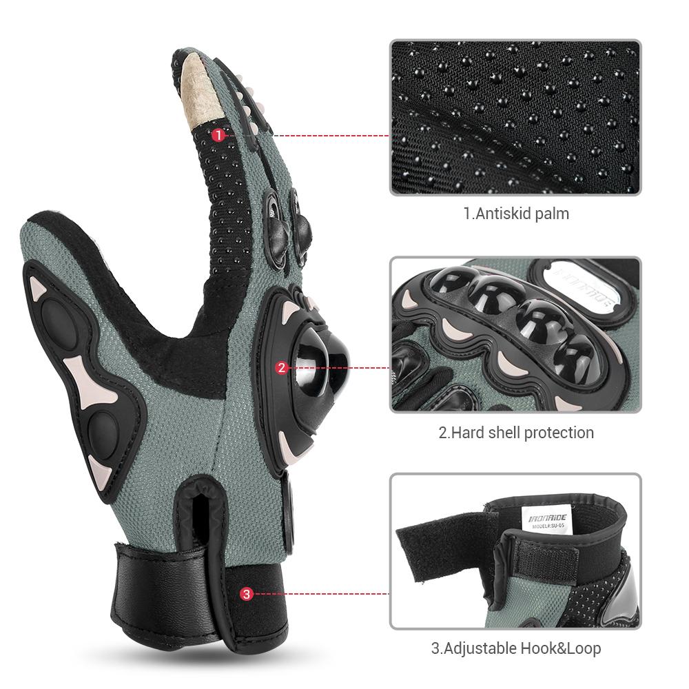New Summer Motorcycle Gloves For Men And Women Anti Fall Breathable Anti Slip Touch Screen Off-road Motorcycle Gloves