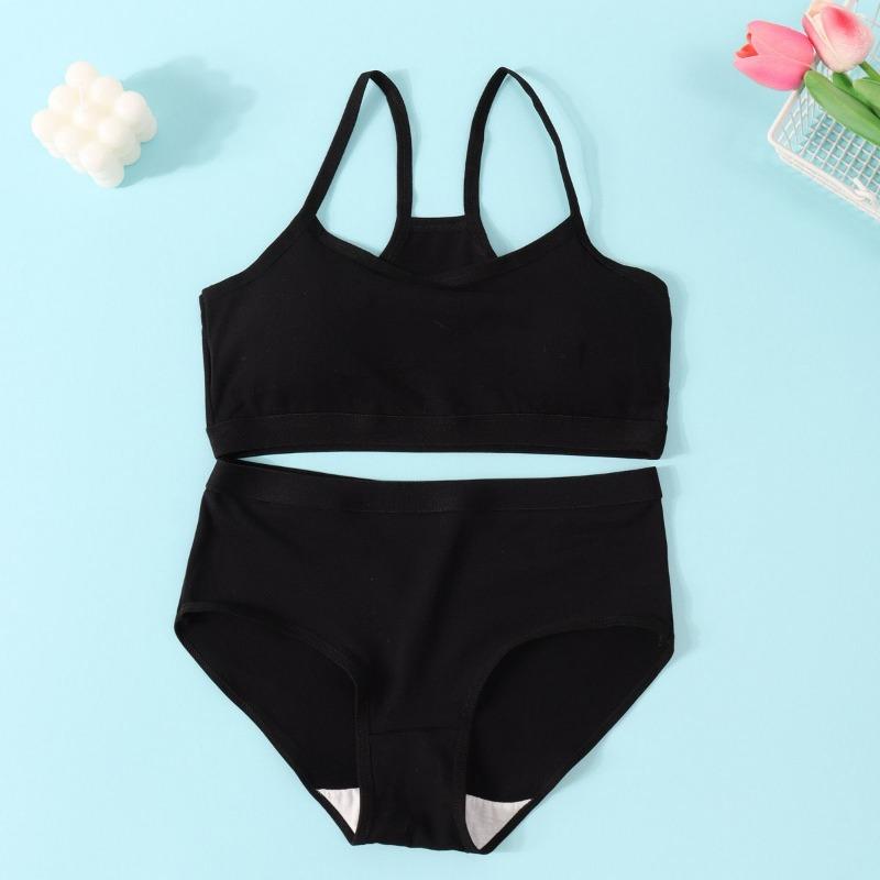 Dívčí podprsenka Bavlněné spodní prádlo pro náctileté tréninková podprsenka Set Studentská podprsenka Puberty Vest Brassiere Bras