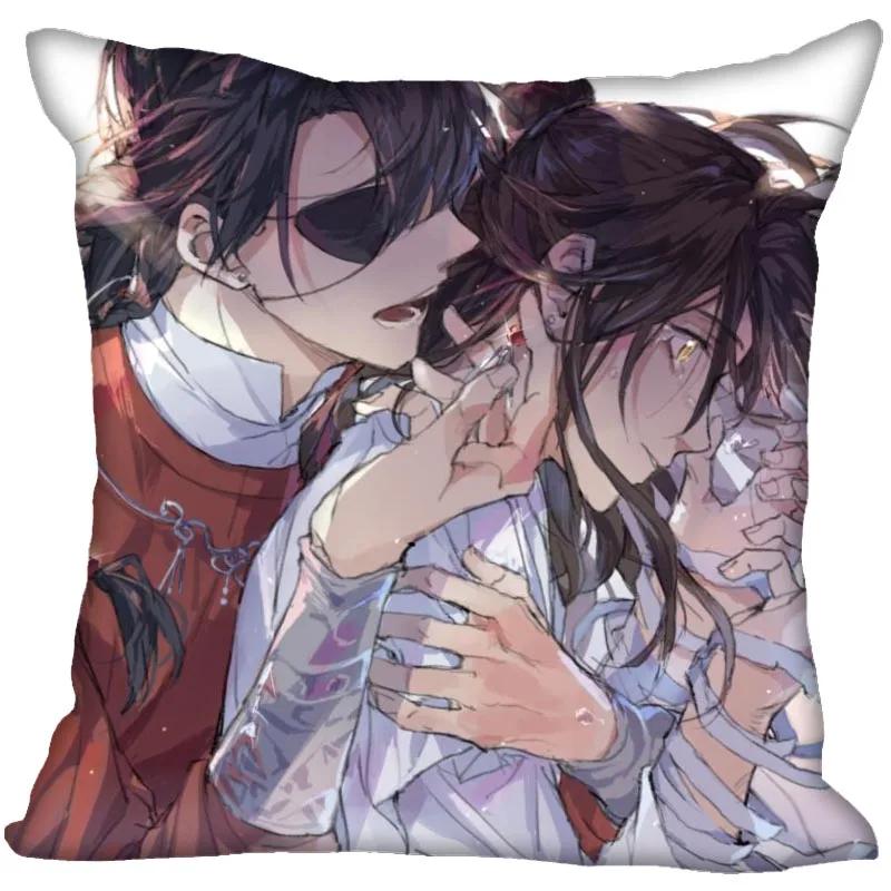 New Arrival Tian Guan Ci Fu Pillow Cover Bedroom Home Wedding Decorative Pillowcase Square Zipper Pillow Cases Soft No Fade 0913