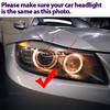Für BMW E81 E82 E87 E88 E90 E92 M3 E93 E60 E70 X5 E71 X6 X6M E89 Z4 2007-UP 2x 240W 6000K Lampe LED Angel Eyes Standlicht Leuchtmittel