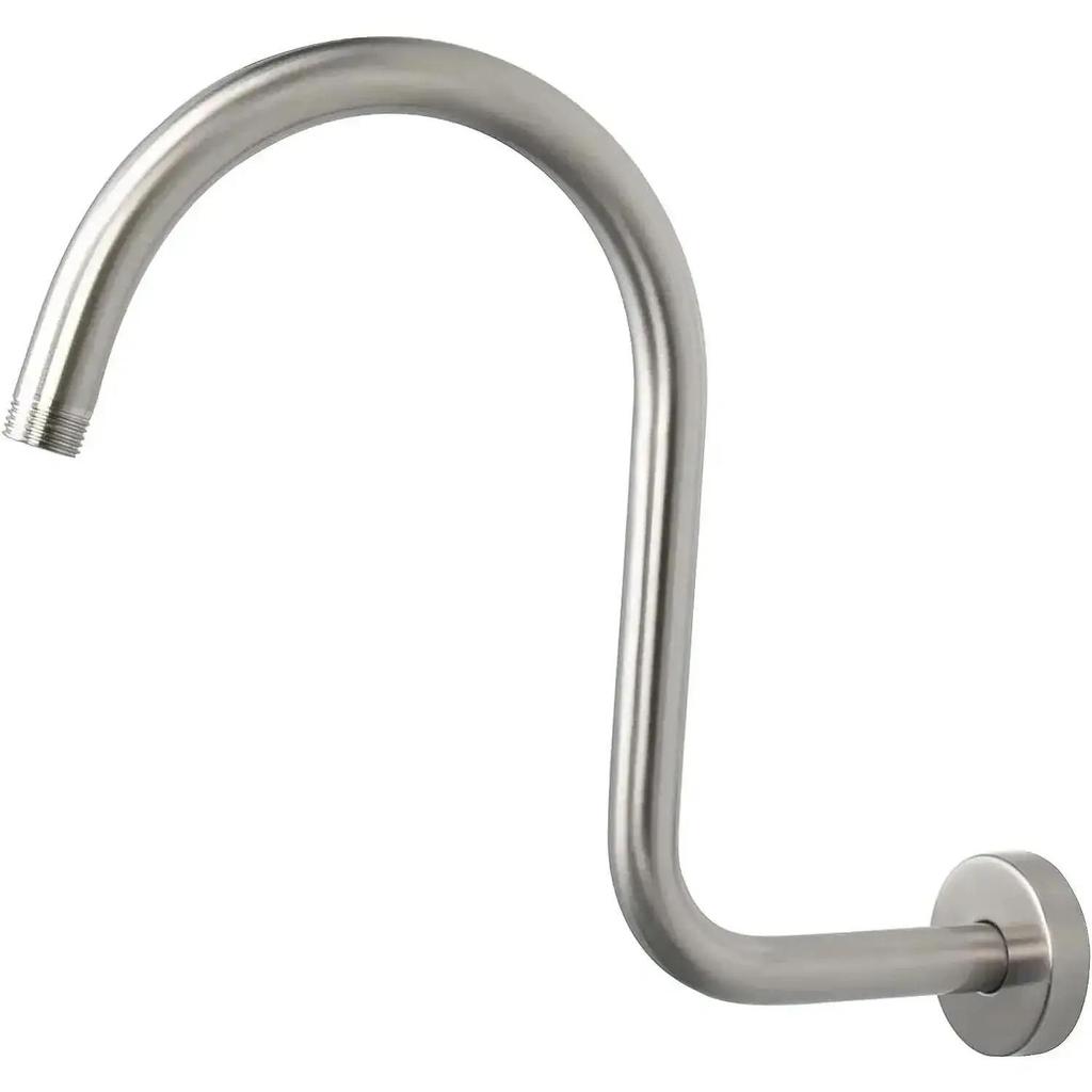 Braccio di Estensione per Soffione Doccia ad Alta Posizione a Forma di S Tubo di Estensione Doccia Braccio 1/2 Accessori Bagno Compatibile con Soffione Pioggia