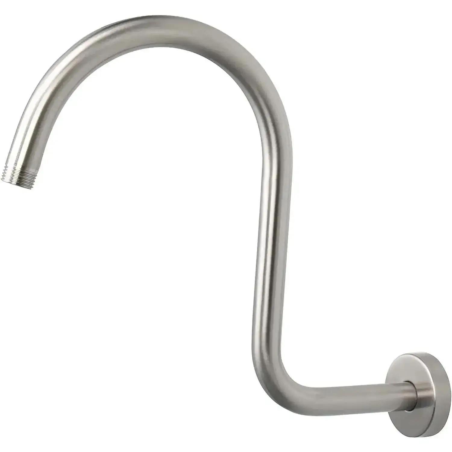 

High Rise Shower Head Extension Arm S Shape Shower Extender Pipe Arm 1/2 Bathroom Accessories Compatible With Rain Shower a
