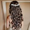 1 Pezzo Accessori Capelli Sposa Fatti a Mano Inclusi Nappe di Perle, Fasce Ondulate e Pettini da Matrimonio