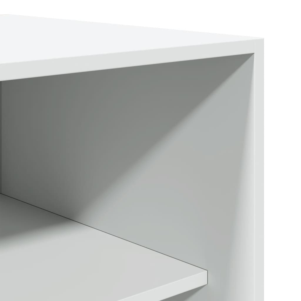 Vidaxl Wardrobe, White, 80X50X200 Cm, Wood-Based Material