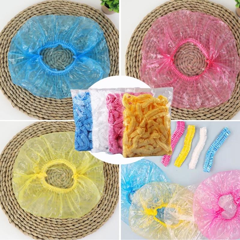 Convenient Hair Net Hat 100pcs for Eyebrow Styling Waterproof Bath Hat Hotel Travel Essentials Accessories