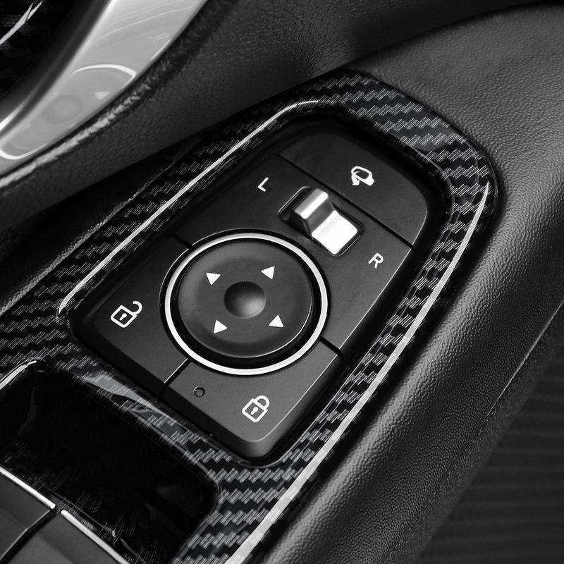 For Hyundai Sonata 2025 2026 Car Tuning Carbon Fiber ABS Car Armrest Window Button Cover Door Panel Trim Accessories LHD