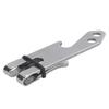 Durable Stainless Steel Suspension Belt Clip With Rubber Ring Compact Belt Clip Double-Sided Keychain Clip Hiking
