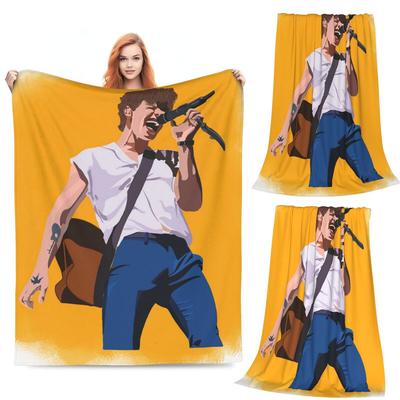 S-Shawn Mendes Musician  Blankets Flannel Sofa Throw Blanket Lightweight for Couch Bedding Office Throws Bedspread Quilt
