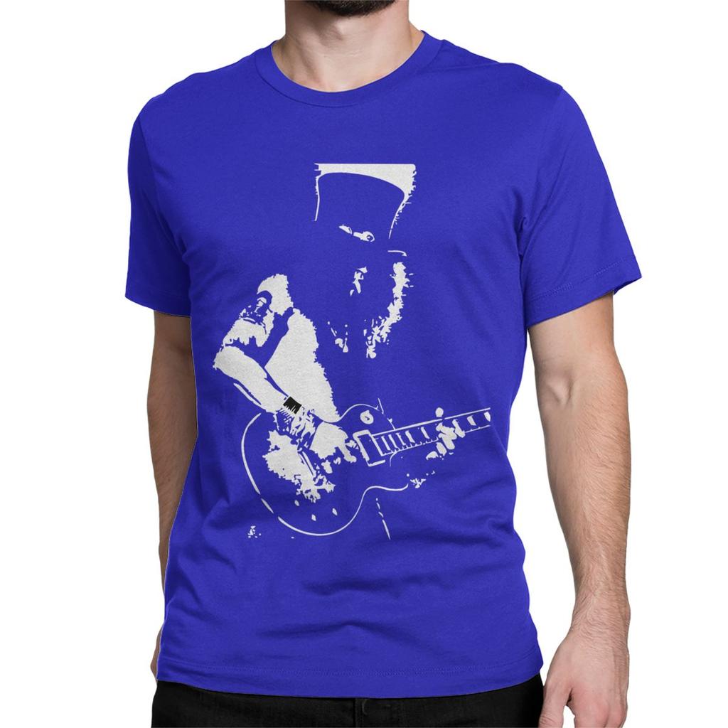 Guns N Roses Slash T-Shirts for Men Women Hard Rock Hip Hop Band Humorous Pure Cotton Tee Shirt T Shirt 4XL 5XL 6XL Clothing