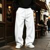 Herren - Gefütterte Jogginghose, Farbe Locker Geschnitten Gerade Beine mit Elastischem Bund für den Winter