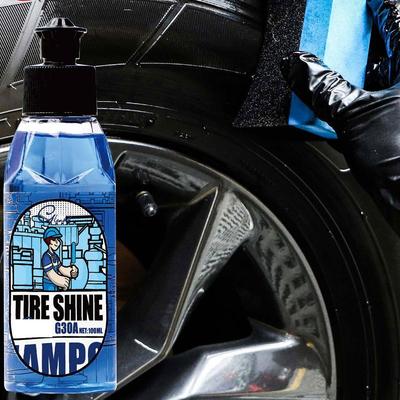 Autoreifen Glanzmittel Schwarzfärbung, Für Reifen Glanz Wachs Polierer Aufheller, Langlebig Wasserdicht Wartung D9G8