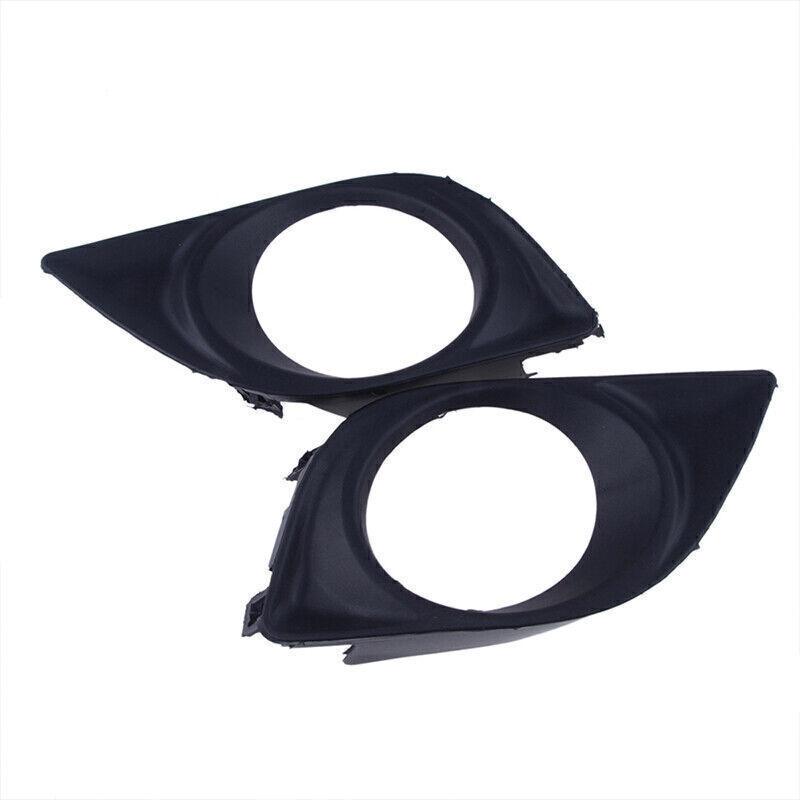 LH & RH Side Front Bumper Fog Light Bezel Cover For Nissan Versa Sunny 2011-2013