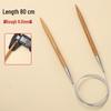 Bamboo & Stainless Steel Circular Knitting Needles - Handmade Tools for Sweater, Yarn, Crochet, and Straight Needles.