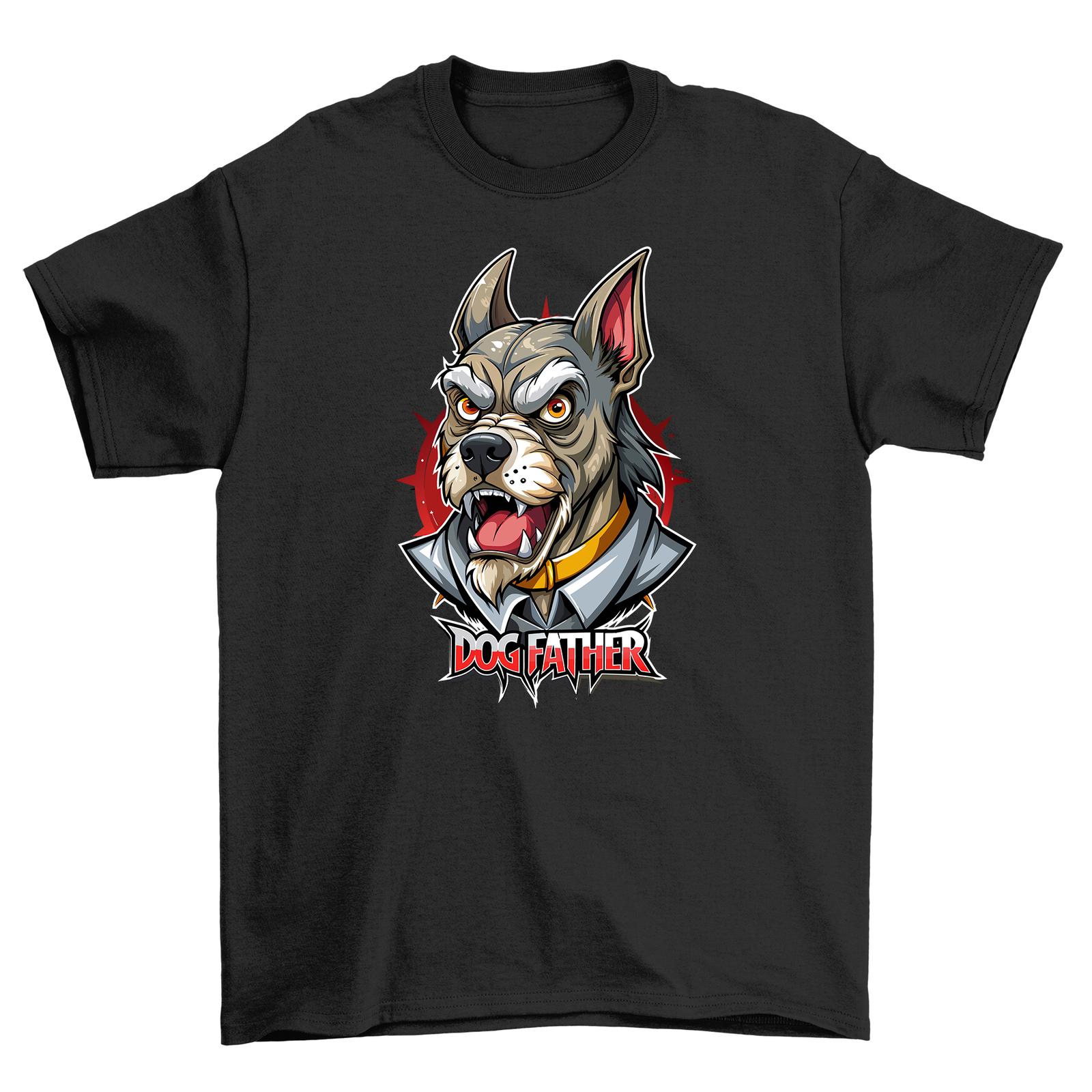 

The Dog Father - Funny T-Shirt Mens Womens Tees Top for Paw-some Dads! 100% Cotton, Hilarious Tee, Un 4XL