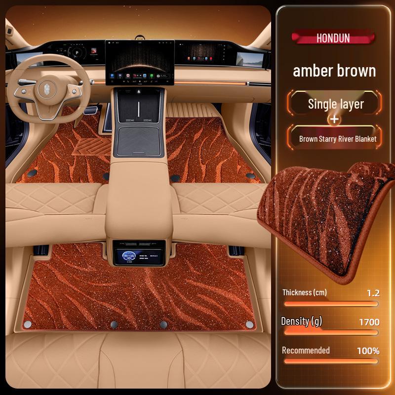 2026 Hongqi S9 TPE Floor Mats: Full Set Interior Carpet for Five Seats