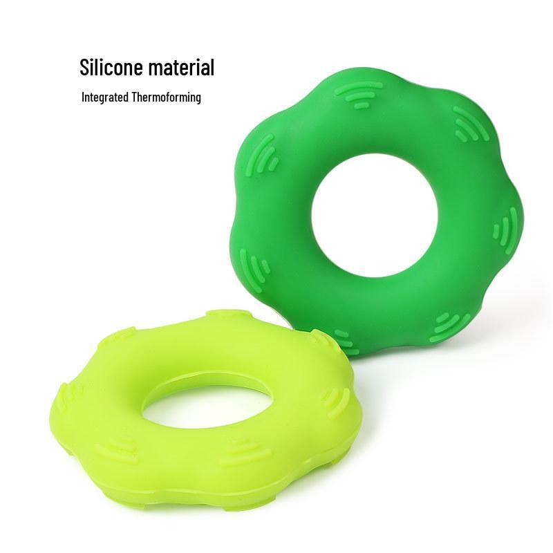 Creative Silicone Gear Ring Hand Exerciser with Massage Dots