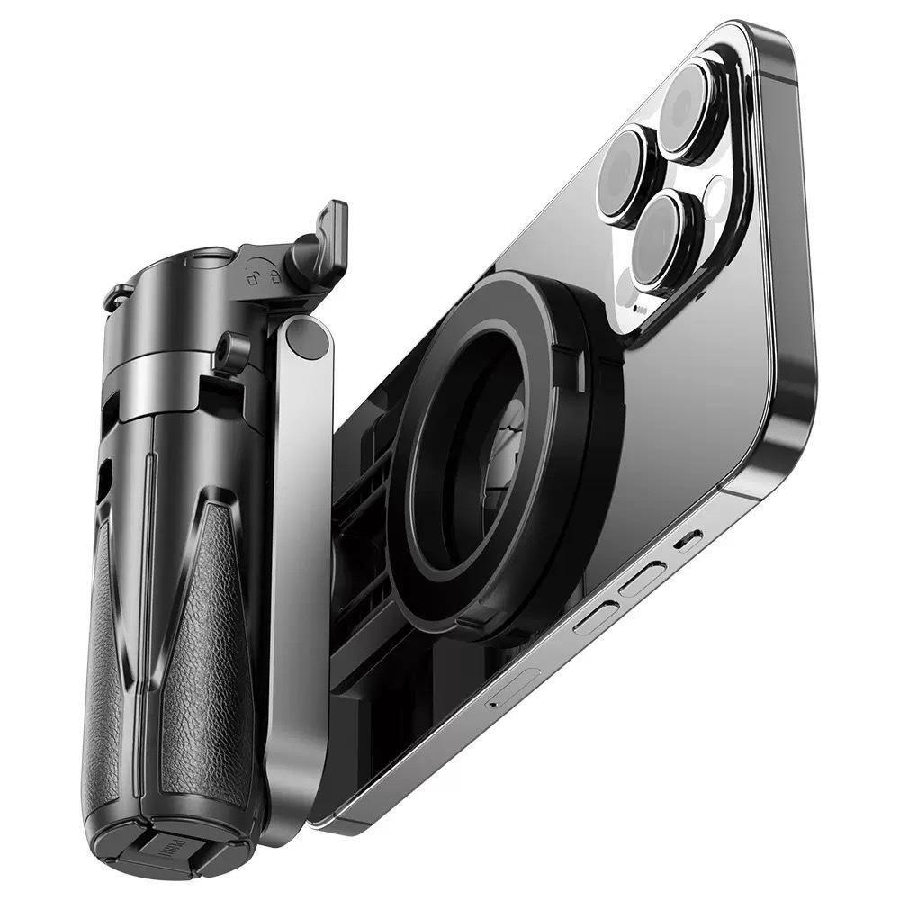 Bastone selfie magnetico transfrontaliero 2025 P15C: Strumento Portatile Mini per Fotografia e Live Streaming