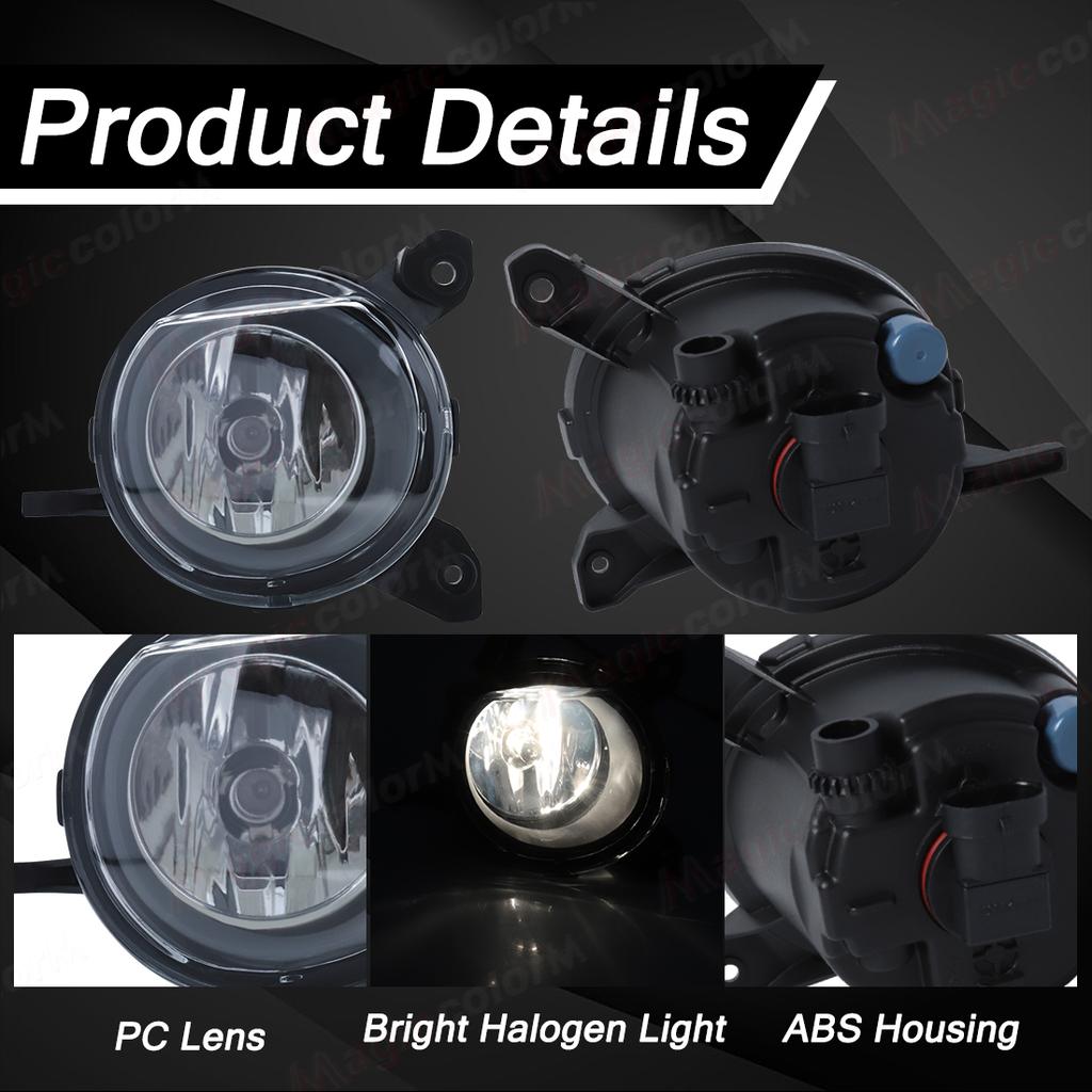 LED Fog Lamp For Toyota Yaris Vitz 2003 2004 2005 2006 Fog Lamps Car Front Bumper Foglights with Frame Covers Wires Relay 12V