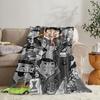 GUOYU Decke MMr BBeans Überwurf Weicher Flanell-Überwurf Sommerdecke Leichte Gemütliche Nickerchen-Decke für Sofa Bett Reise