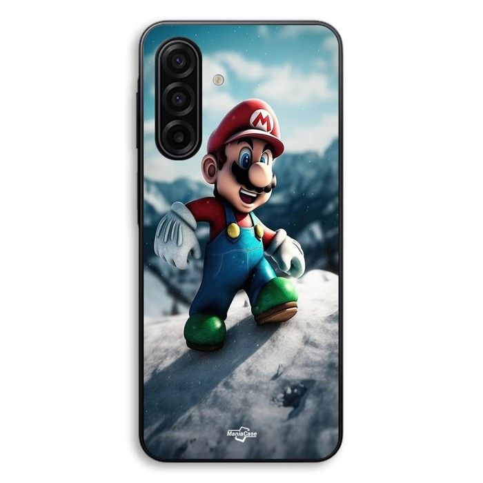 Cover Per Samsung Galaxy A17 Super Mario bros Mario Maniacase nero