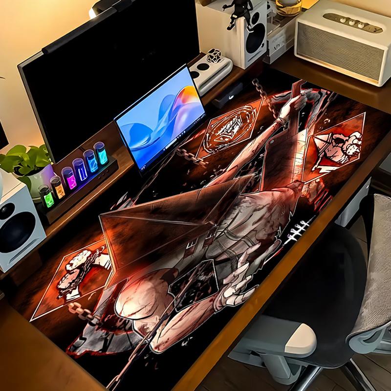 Pyramid Head Print Cushion Non-slip Laptop Tablet Big Mousepad XXL Mat Mini PC Playmat With Lock edge