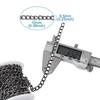 5m Golden Silver Color Aluminium Twisted Curb Chains Unwelded Link For DIY Bracelets Necklace Jewelry Making Findings Accessory