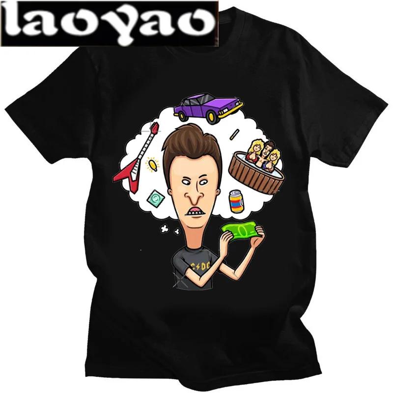 Beavis and Butthead BB Newest TShirt for Unisex Around The Christmas Tree Round Collar Basic Distinctive Birthday Gift Tops