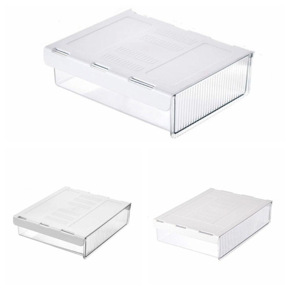 Slide Buckle Under Desk Drawer Organizer Space Saving Multipurpose Hidden Office Organizer Underwear Case Stationery