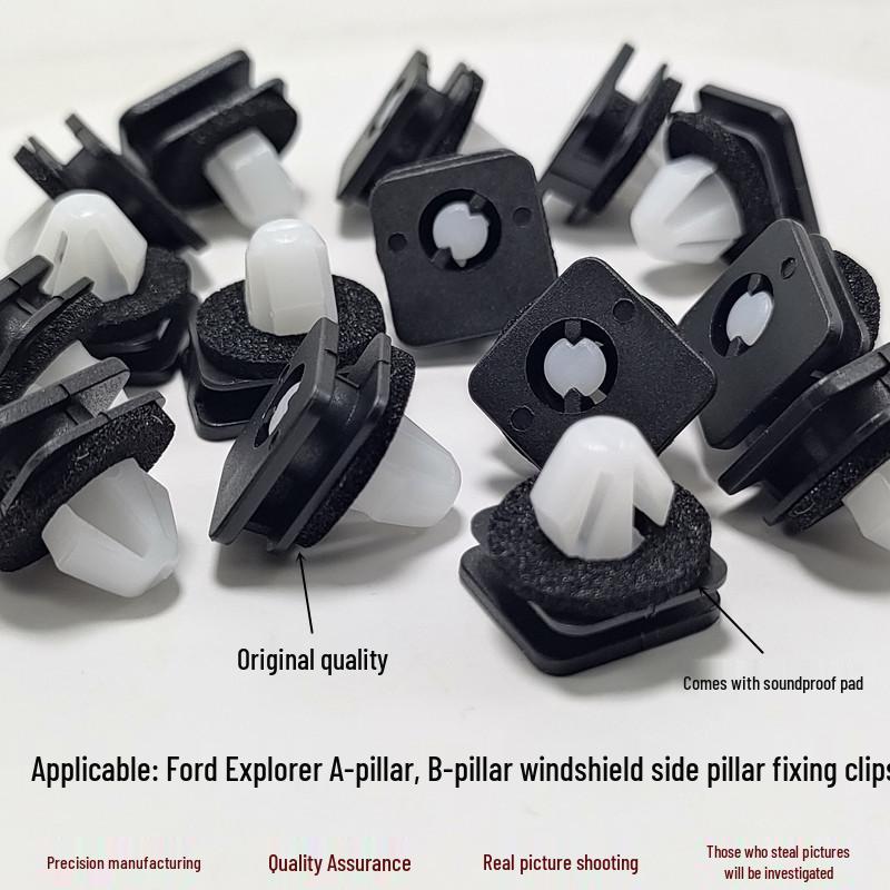 Ford Explorer A & B Pillar Trim Panel Clips - Black & White Accessories