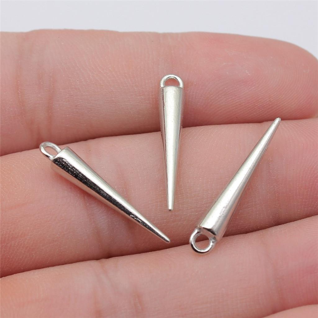 Accessories Parts Cone Shape Pendant End Beads Vintage Jewelry Supplies SA051