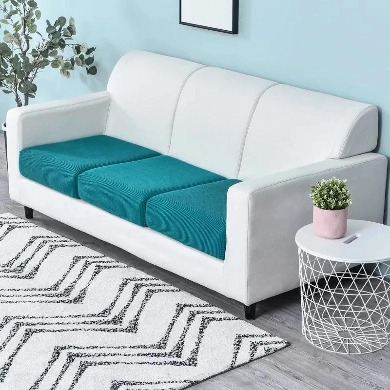 Jacquard Sofa Cushion Cover Elasticity All-season Universal Shower Cap Design for Easy Installation Suitable for All Occasions