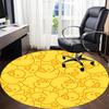 1pc Rubber Duck Pattern Chair Carpet for Office  Machine Washable Rug for Office,  Good Gift for Family or Friends Yy251225198