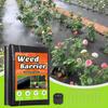 Landschaftstuch 3x32 Fuß Gewebte Barriere-Matte Gartenarbeit Grasblocker Mit U-förmigen Befestigungsheringen Für Garten Landschaft Hof Rasen
