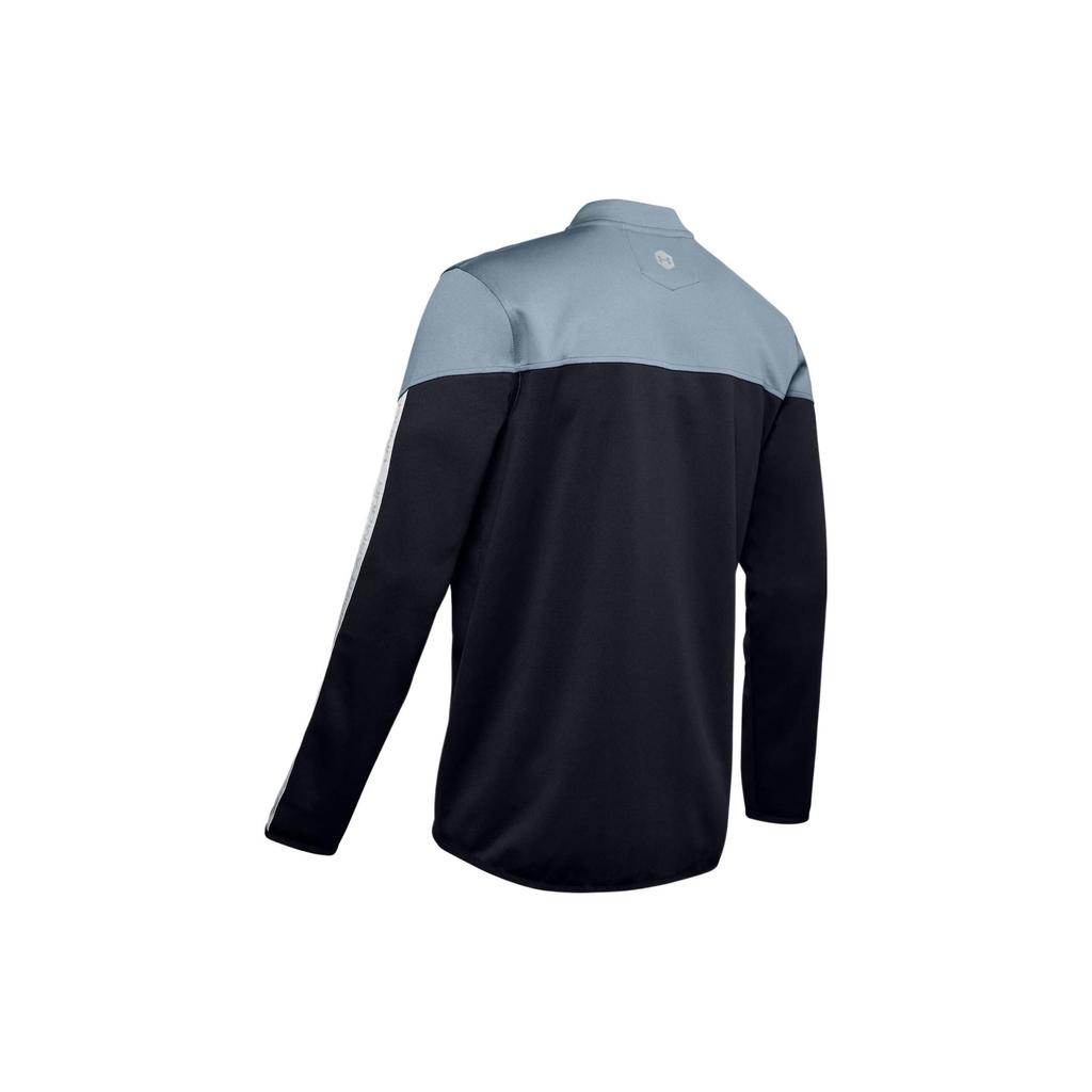 Under Armour Recover Training Color Block Jacket Men jackets Gray Blue 1344135-013