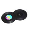 Fashion Vinyl Silicone Record Retro CD Type Drink Coasters Cup Mats 6pcs/ Set