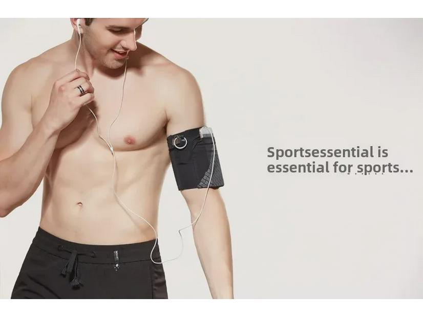 Reflective Fitness Arm Bag - Unisex Elastic Sports Sleeve for Running & Small Essentials