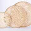 Useful Portable Handicraft Fried Food Fruit Dim Sum Storage Basket Dustpan Food Tray Bamboo Sieve