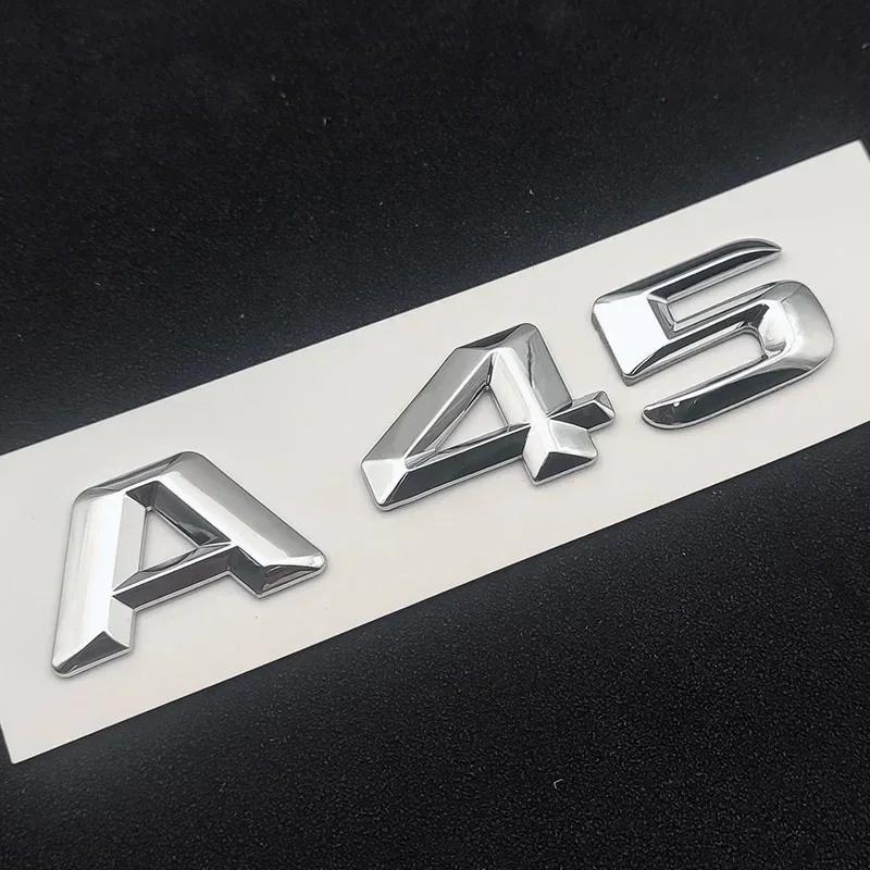 

Для A45 AMG W176 W177 14-16 Автонаклейка Задняя крышка багажника Буквы Шильдик Эмблема Хром Черный Логотип 3D Наклейки Автоаксессуары Silver-B-1pc