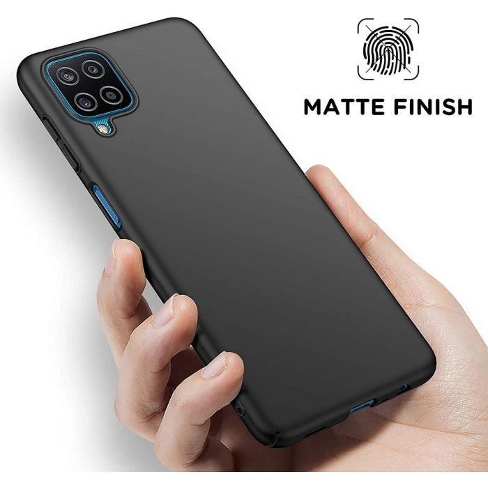 Coque pour Samsung A12 Anti Choc Silicone Noir Souple Haute Qualité Et Résistance
