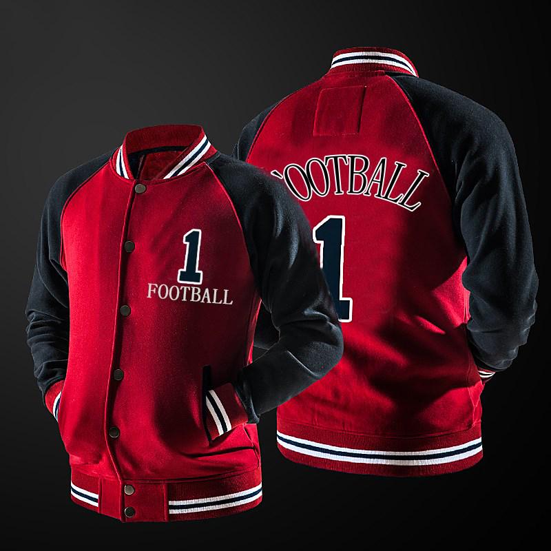 Buy Mens Baseball Uniform Jackets Fashion Football NO.1 Printed