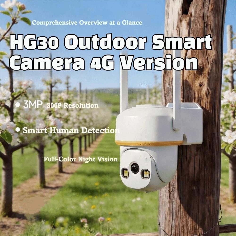Night Vision Outdoor Wireless Security Camera Weatherproof 4G Network IP Camera Outdoor
