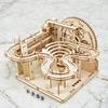 Dřevěné 3D puzzle Stavebnice pro kutily Mechanický model Dráha pro kuličky Sada se 4 kuličkami Kreativní STEM hračky pro dospělé Děti Dárek k narozeninám