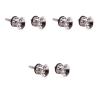 2-10pcs Guitar Strap Lock Metal Anti-slip Strap Buckle Pegs for Acoustic Electric Bass Ukulele Lock Pins Metal End Locking Parts
