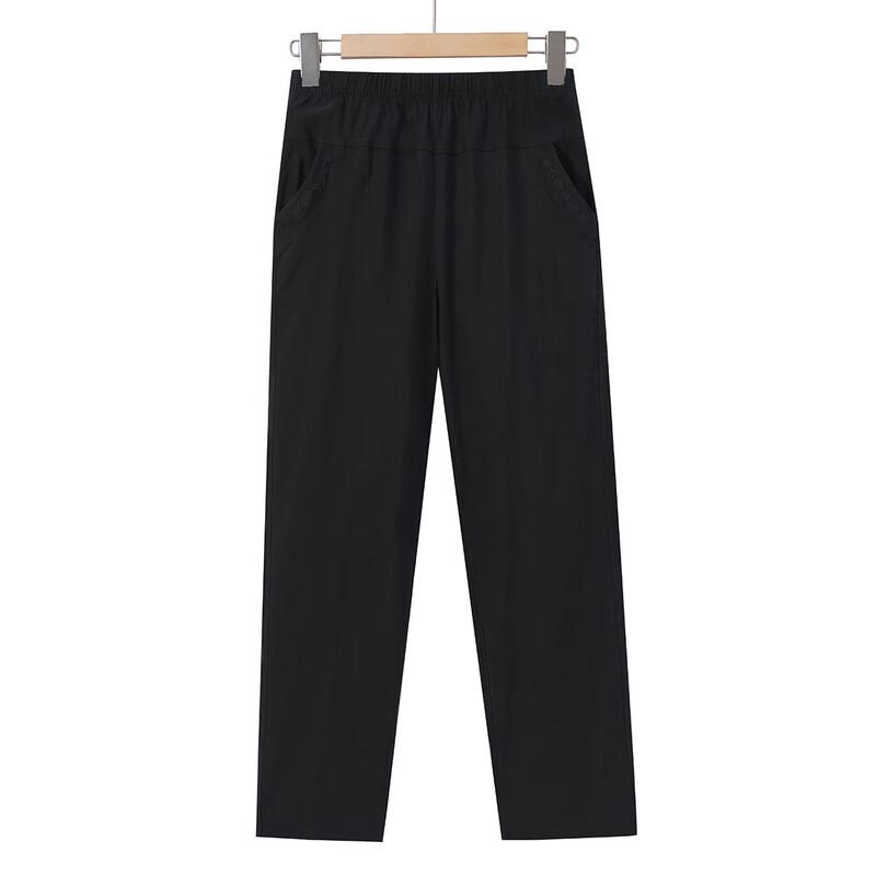 

Women s High-Waist Straight-Leg Casual Ankle Pants 3XL