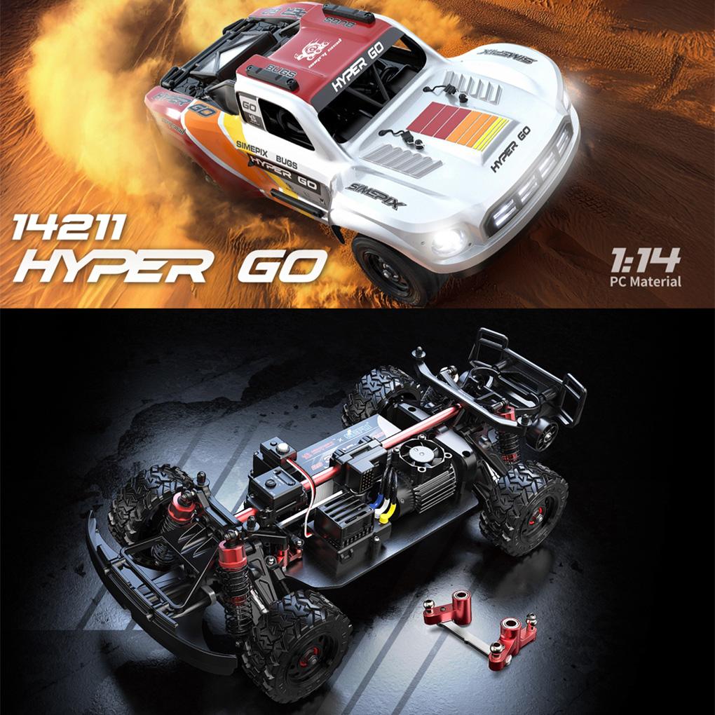 MJX Hyper Go 14211 1/14 4WD RC Car Brushless RC Racing Car 70KM/H 2.4G Remote Control Cars Off-Road Speed RC Cars Truck Toys