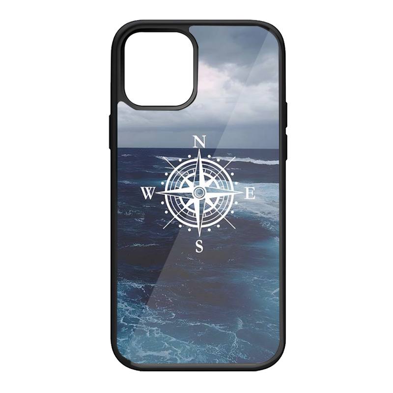 Compass Phone Case For Samsung S7 S8 S9 S10 S20 S30 Edge Plus Note 7 5 8 9 10 20 Pro Shell Silicone PC+TPU Cover