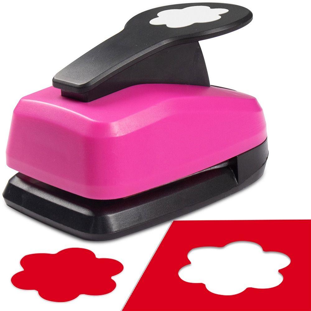 Decorative Large Size Paper Hole Puncher Multi-Pattern Labor-saving Embossing Machine Paper Punch Tool Photo Making