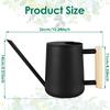 35oz/1L Watering Can Stainless Steel Bottles Kettle with Long Spout Practical Flowers Irrigation Plant Sprinkler Gardening Tools