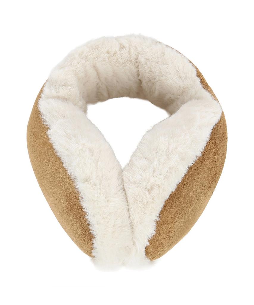 VANAKE Suede Fur Earmuffs_Vb41Acm301Z